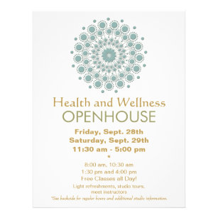 Flyer Healing Arts and Natural Health and Wellness