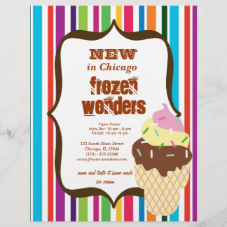 Flyer Heladería