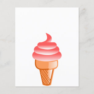 Flyer helado-crema-458352 Centro de hielo PERSONALIZADO 