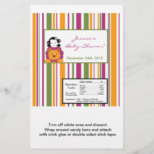 Flyer Hershey's Large Bar Wrapper Sweet Safari