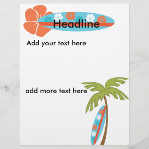 Flyer Hibiscus Surfboard