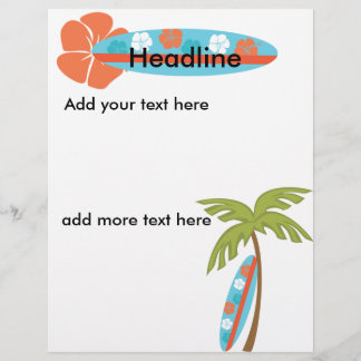 Flyer Hibiscus Surfboard