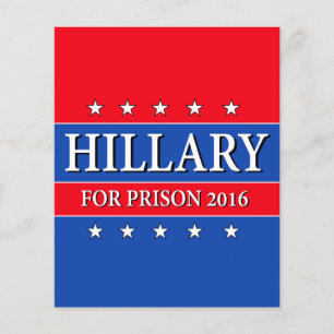 FLYER "HILLARY FOR PRISON 2016"