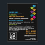 Flyer Hola diseño, traductor e intérprete<br><div class="desc">Hola Diseño,  Traductor E Intérprete Volantes De Publicidad Por La Tienda De Tarjetas De Negocios.</div>