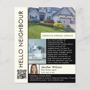Flyer Hola Vecino Marketing Inmobiliario