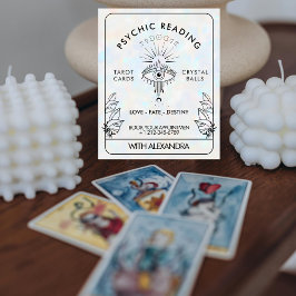 Flyer Holográfico Lunar Celestial Mystical Third Eye