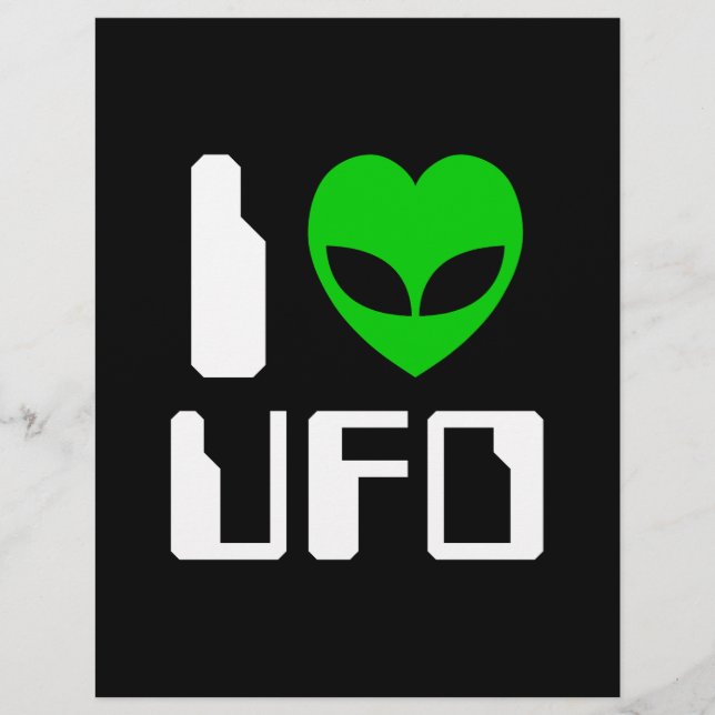 Flyer I Alien Heart UFO (Frente)