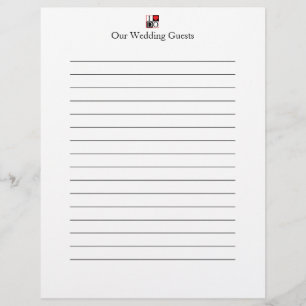 Flyer I Do Boda Guest Book Pages