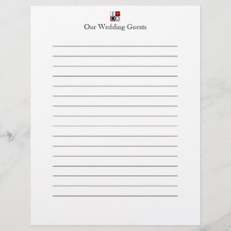 Flyer I Do Boda Guest Book Pages