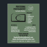 Flyer Icono de cámara simple, fotógrafo, alquiler de fot<br><div class="desc">Simple Icono De Cámara,  Fotógrafo,  Alquiler De Fotografías Publicitarias Por La Tienda De Tarjetas De Negocios.</div>