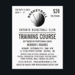 Flyer Icono del baloncesto, curso de entrenamiento del b<br><div class="desc">Icono De Baloncesto,  Curso De Entrenamiento De Baloncesto Volantes Publicitarios Por La Tienda De Tarjetas De Negocios.</div>