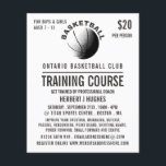Flyer Icono del baloncesto, curso de entrenamiento del b<br><div class="desc">Icono De Baloncesto,  Curso De Entrenamiento De Baloncesto Volantes Publicitarios Por La Tienda De Tarjetas De Negocios.</div>