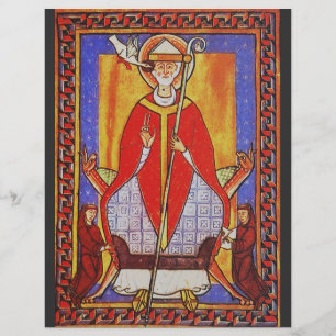 Flyer Icono medieval de San Gregorio Magno