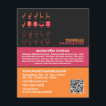 Flyer Iconos de la silla - Ventas de la tienda de mueble<br><div class="desc">Iconos de la silla - Volante publicitario de la tienda de muebles por la tienda de tarjetas de visita.</div>