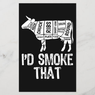 Flyer Id Fumar Esa Barbacoa De Parrillada De Tabaquismo