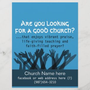 Flyer Iglesia.Culto.Biblia.Comunidad.Curación.Oración