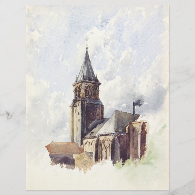 Flyer Iglesia de Saint Germain des Pres París (Frente)