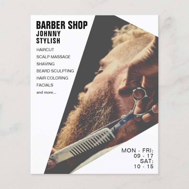 Flyer Imagen de forma geométrica moderna (Frente)