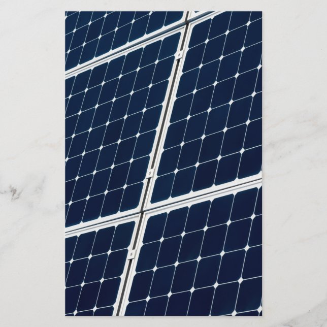 Flyer Imagen divertida de un panel de energía solar (Frente)
