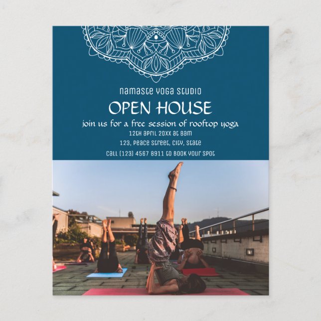 Flyer Imagen promocional de Yoga Meditation Open House (Frente)