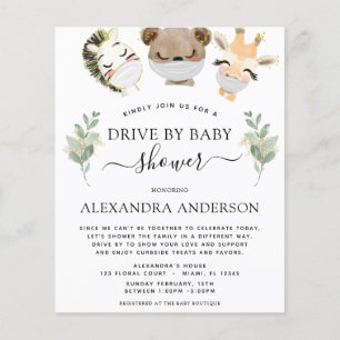 Flyer Impulso Presupuestario De Baby Shower Woodland Euc