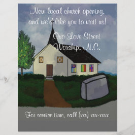 Flyer Inauguración de iglesia