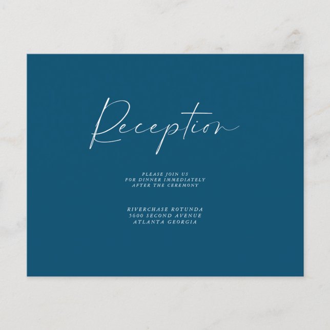 Flyer Información de recepción de la Marina Presupuestar (Frente)