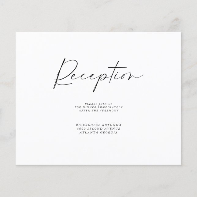 Flyer Información de recepción del PRESUPUESTO Insertar (Frente)