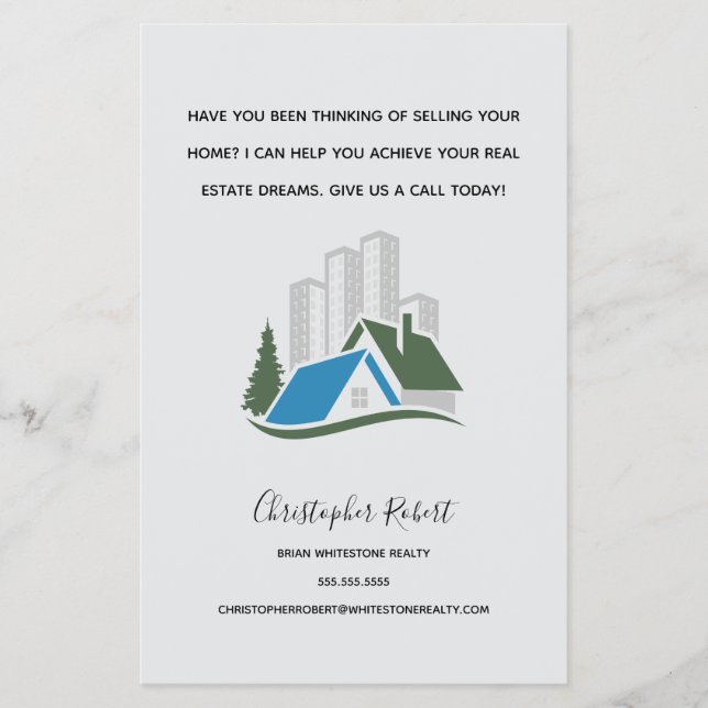 Flyer Inmobiliaria simple (Frente)