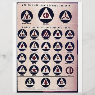 Flyer Insignia Oficial de Defensa Civil