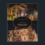 Flyer Instalación de las luces navidades 2 Foto<br><div class="desc">Navidades Ilustra dos Fotos en el Volante de Instalación. Día festivo.</div>