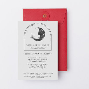 Flyer Instructor de Yoga de la Luna Celestial Boho Arch