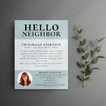 Flyer Introducción al marketing inmobiliario de Hello Ne<br><div class="desc">Aumente su conciencia de la marca y genere nuevas pistas con este folleto de mercadeo inmobiliario de HELLO NEIGHBOR. El diseño moderno atraerá la atención de sus clientes potenciales y les hará saber que usted es el agente inmobiliario amable y bien informado que entiende su barrio tan bien como ellos....</div>