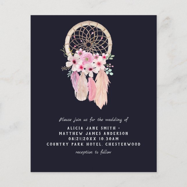Flyer Invitación a bodas de la Marina BOGO de BOGO (Frente)