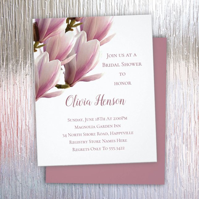 Flyer Invitación a ducha de novia con presupuesto de mag (Subido por el creador)