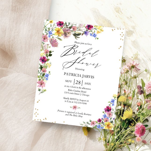 Flyer Invitación a ducha de novia del presupuesto de Boh (Subido por el creador)