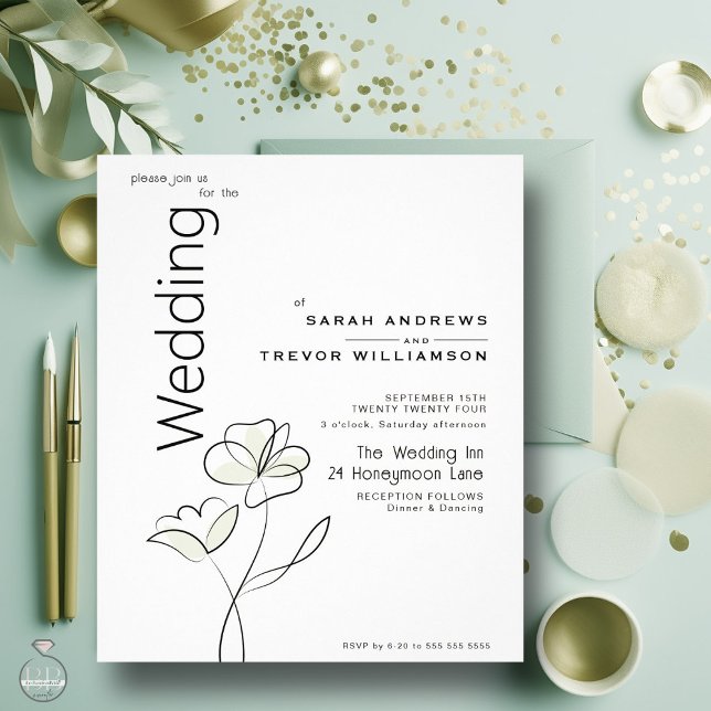 Flyer Invitación a la boda de casamiento de sabios de fl (Subido por el creador)