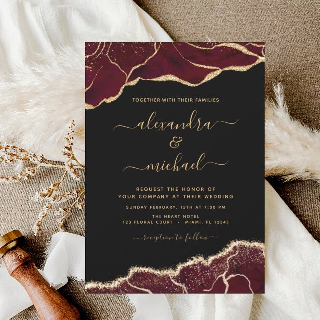 Flyer Invitación a la Boda de Oro del Agate de Presupues (Subido por el creador)