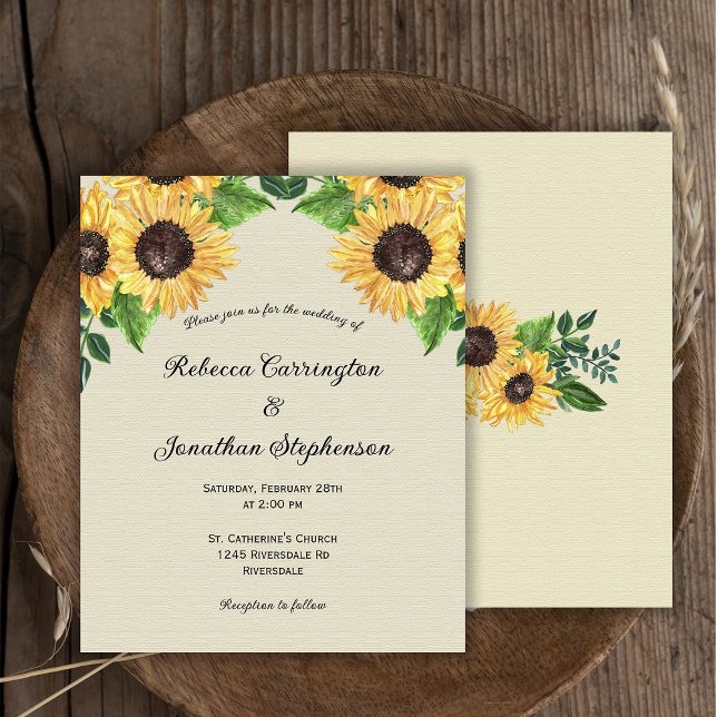 Flyer Invitación a la boda del presupuesto por país de S (Subido por el creador)