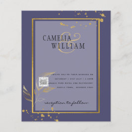 Flyer Invitación a la boda fotográfica de PRESUPUESTO Gu