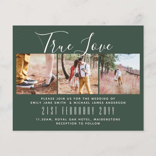 Flyer Invitación a la boda fotográfica Ducha de novias (Frente)