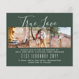 Flyer Invitación a la boda fotográfica Ducha de novias