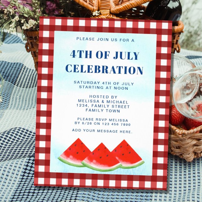 Flyer Invitación A La Celebración Del 4 De Julio Del Pre (Subido por el creador)