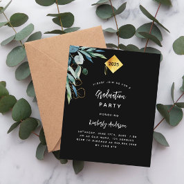 Flyer Invitación a la fiesta de graduación de presupuest