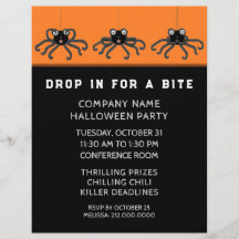 Invitación a la fiesta de Halloween de la oficina