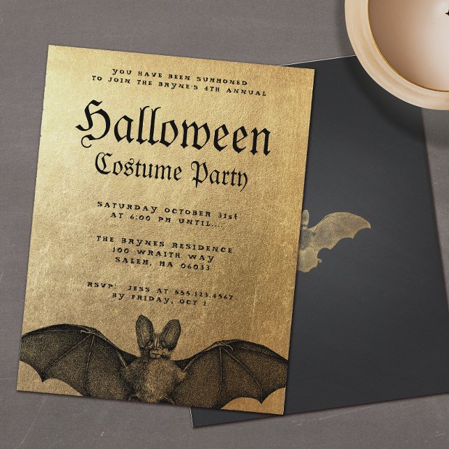 Flyer Invitación a la fiesta de halloween para adultos c (Subido por el creador)