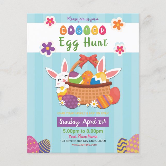 Flyer Invitación a la fiesta de Pascua (Frente)