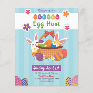 Flyer Invitación a la fiesta de Pascua