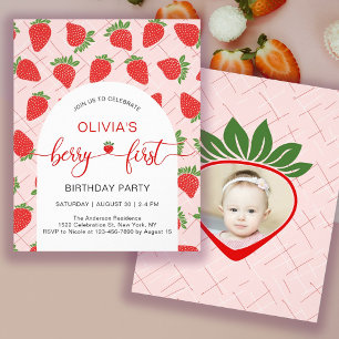 Flyer Invitación a la Primera Fiesta de Cumpleaños de Bu