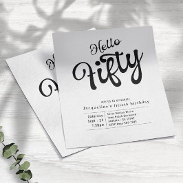 Flyer Invitación a los 50 años del presupuesto blanco ne